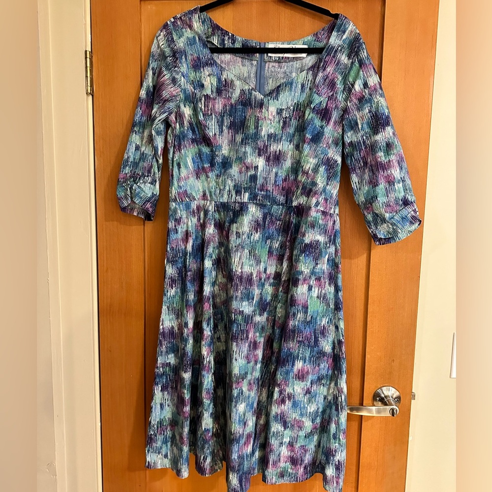 Cherry Velvet Marlene in Impressionista - size L